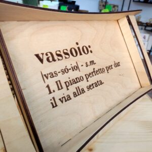 vassoio personalizzato