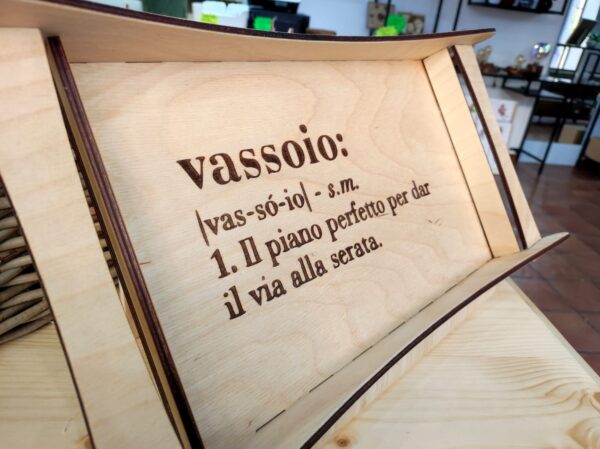 vassoio personalizzato