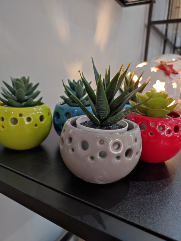 vaso bomboniera ceramica