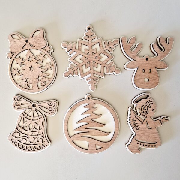 6 decori natalizi albero