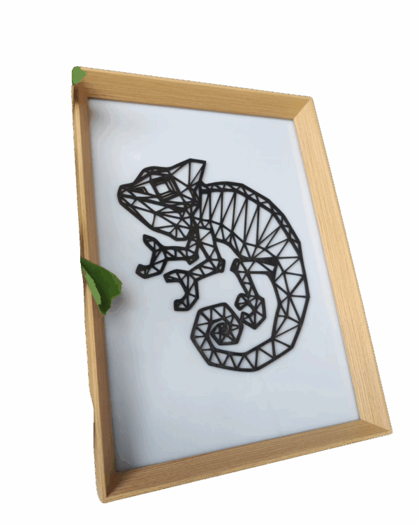 quadro camaleonte