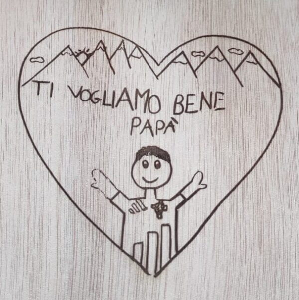 disegno diventa quadro in legno