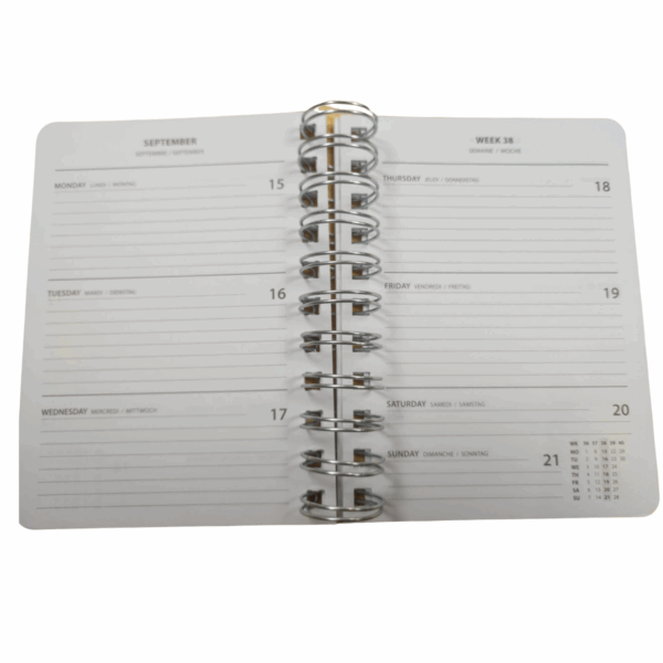 agenda copertina in legno personalizzata