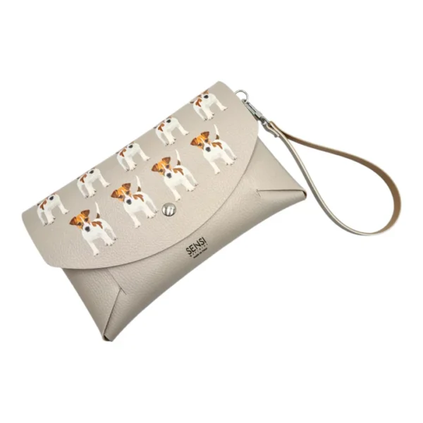 pochette borsa similpelle animali