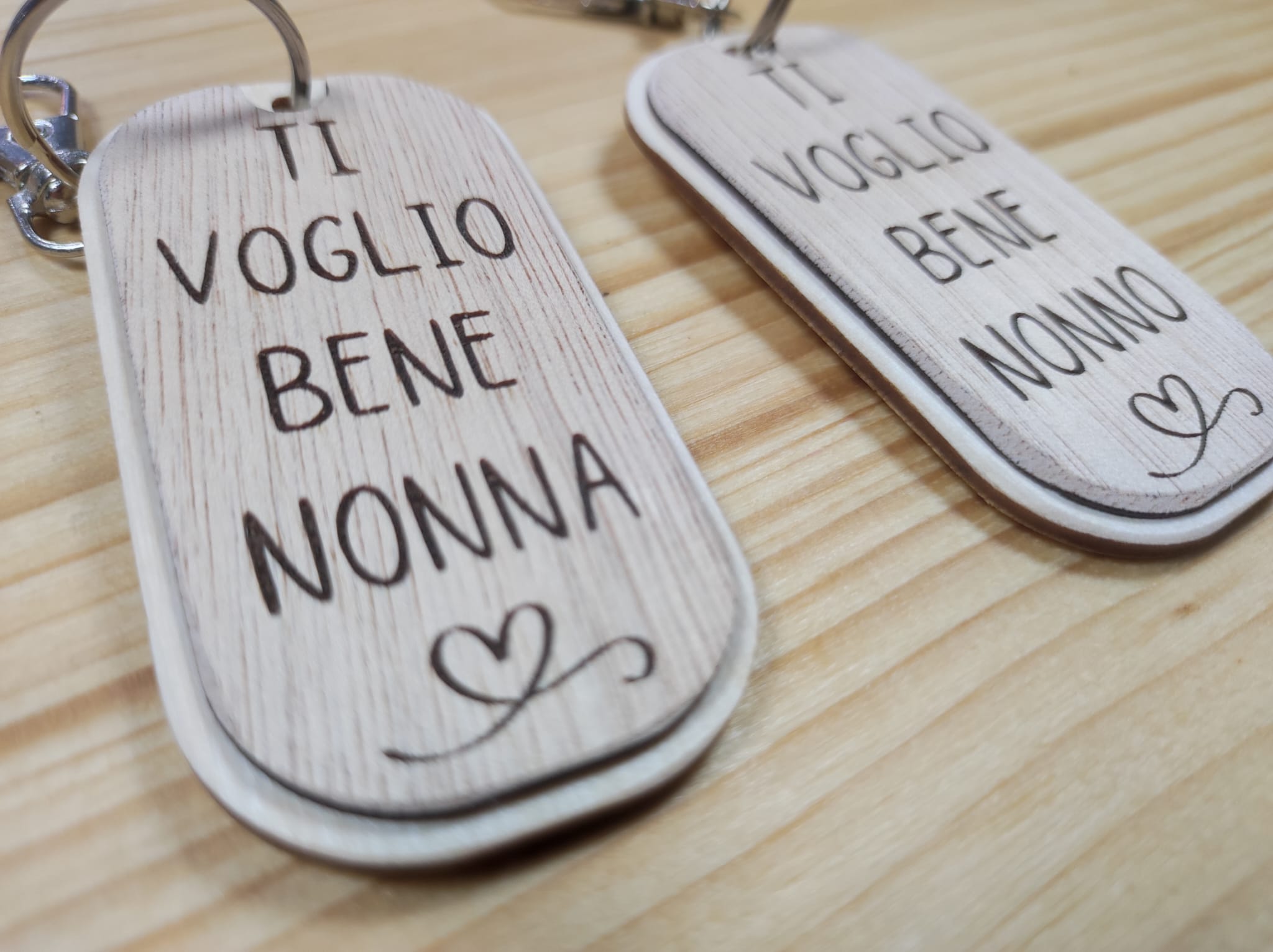 Portachiavi legno personalizzabile - immagine 13