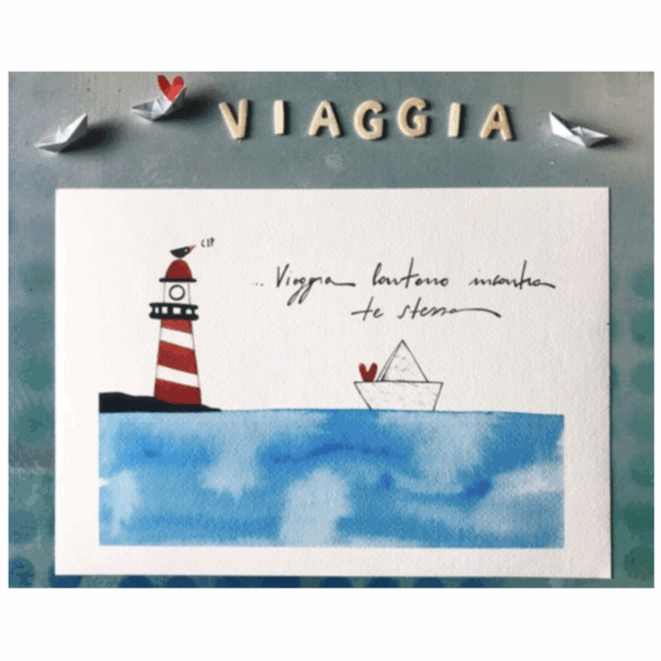 biglietti cartoline e stampe dipinti ad acquerello