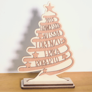 Albero di Natale con nomi
