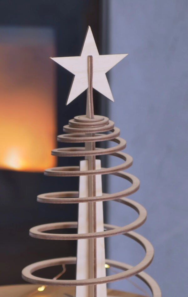 albero elicoidale di natale