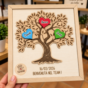Albero della vita della Famiglia personalizzato in legno