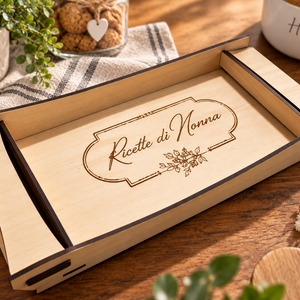 Vassoio in legno personalizzabile